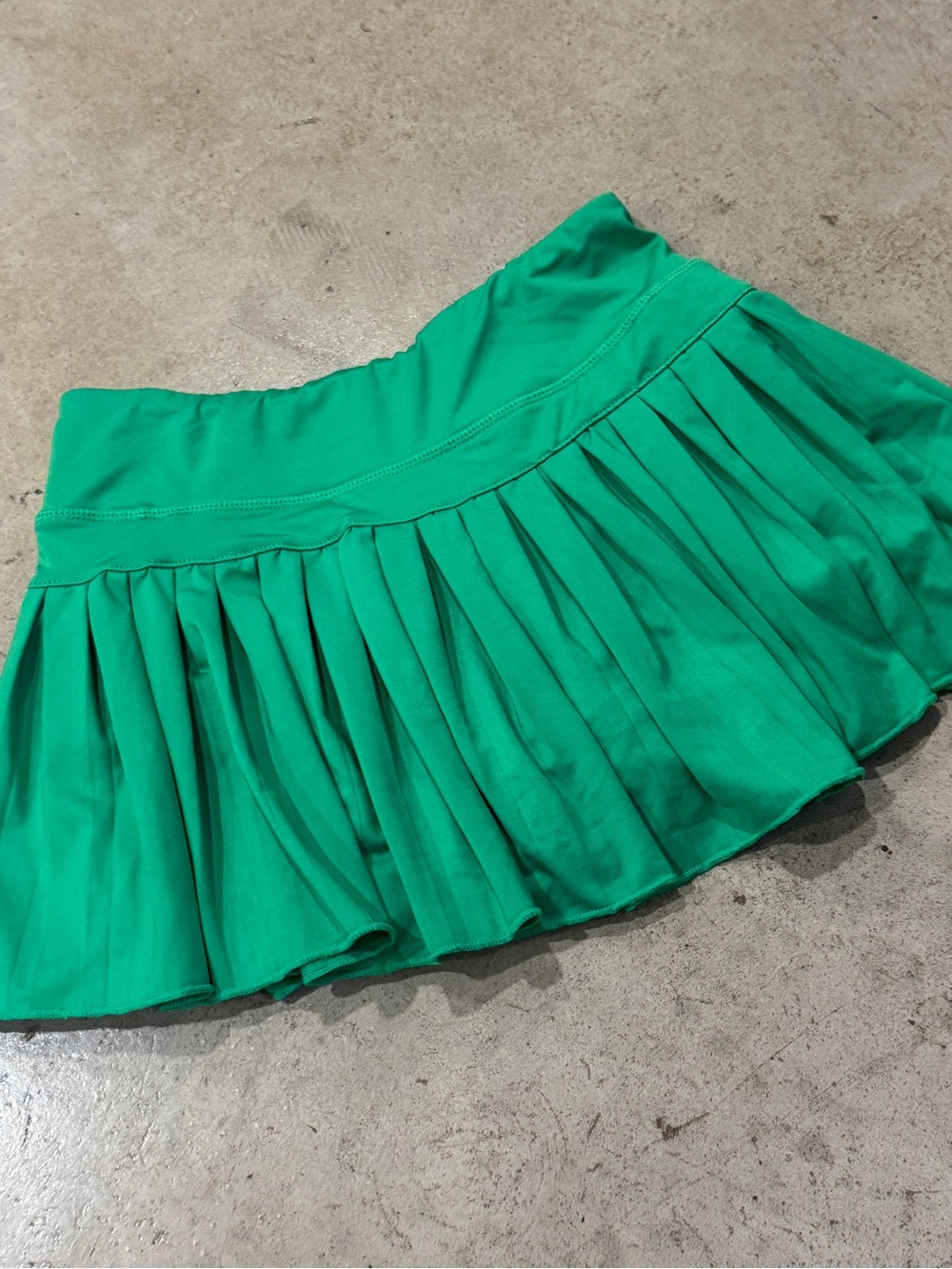 GB girls Emerald Green Pleated Mini Skirt